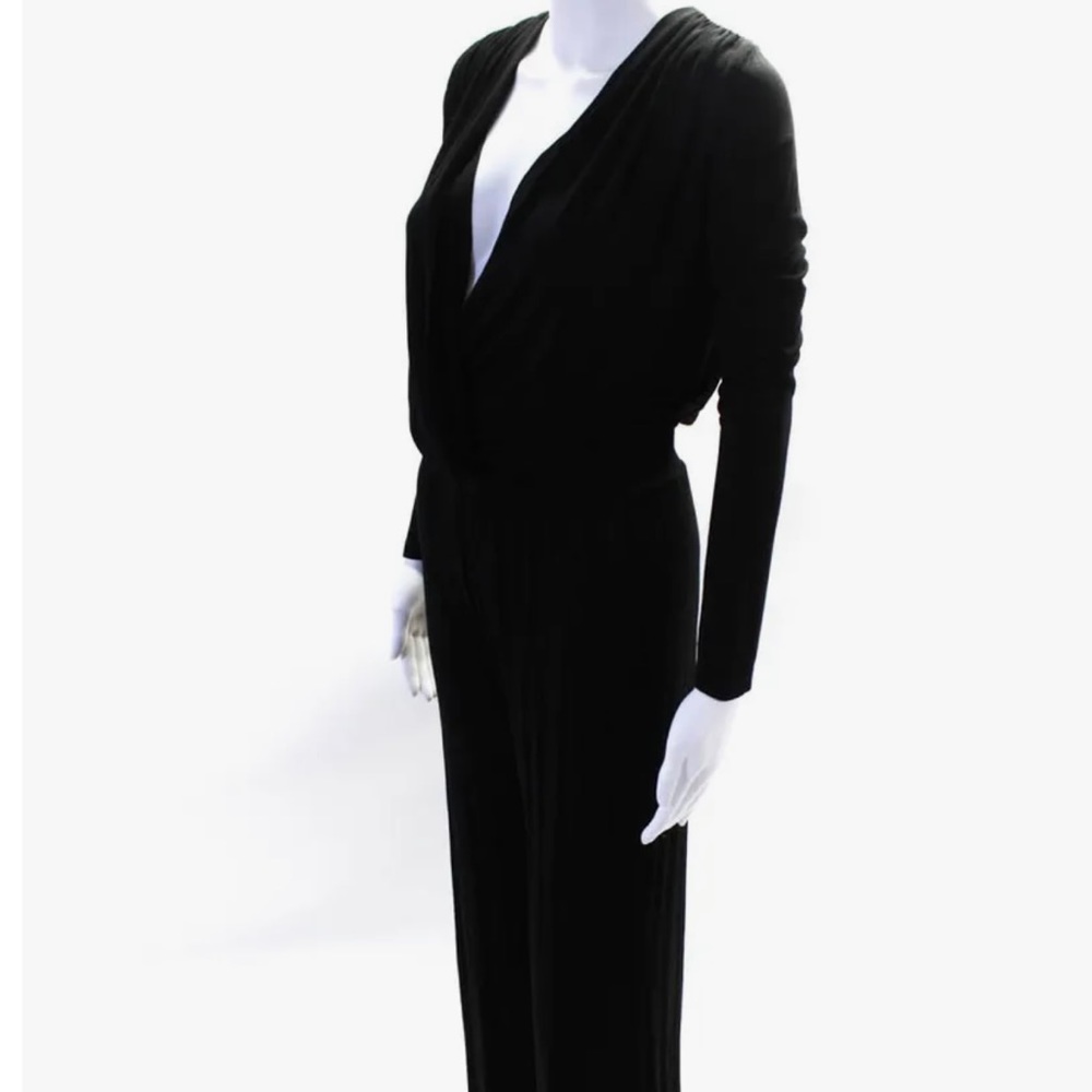 Young Fabulous and Broke Black cotton Jumpsuit with flare leg